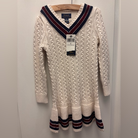 Ralph Lauren Other - Ralph Lauren Cotton-Blend Cricket Sweater Dress